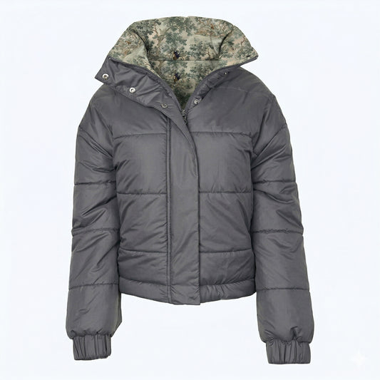 Dapplebay Reversible Puffer Jacket-Graphite