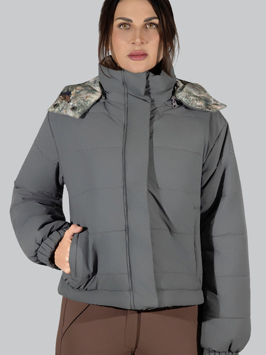 Dapplebay Reversible Puffer Jacket-Graphite