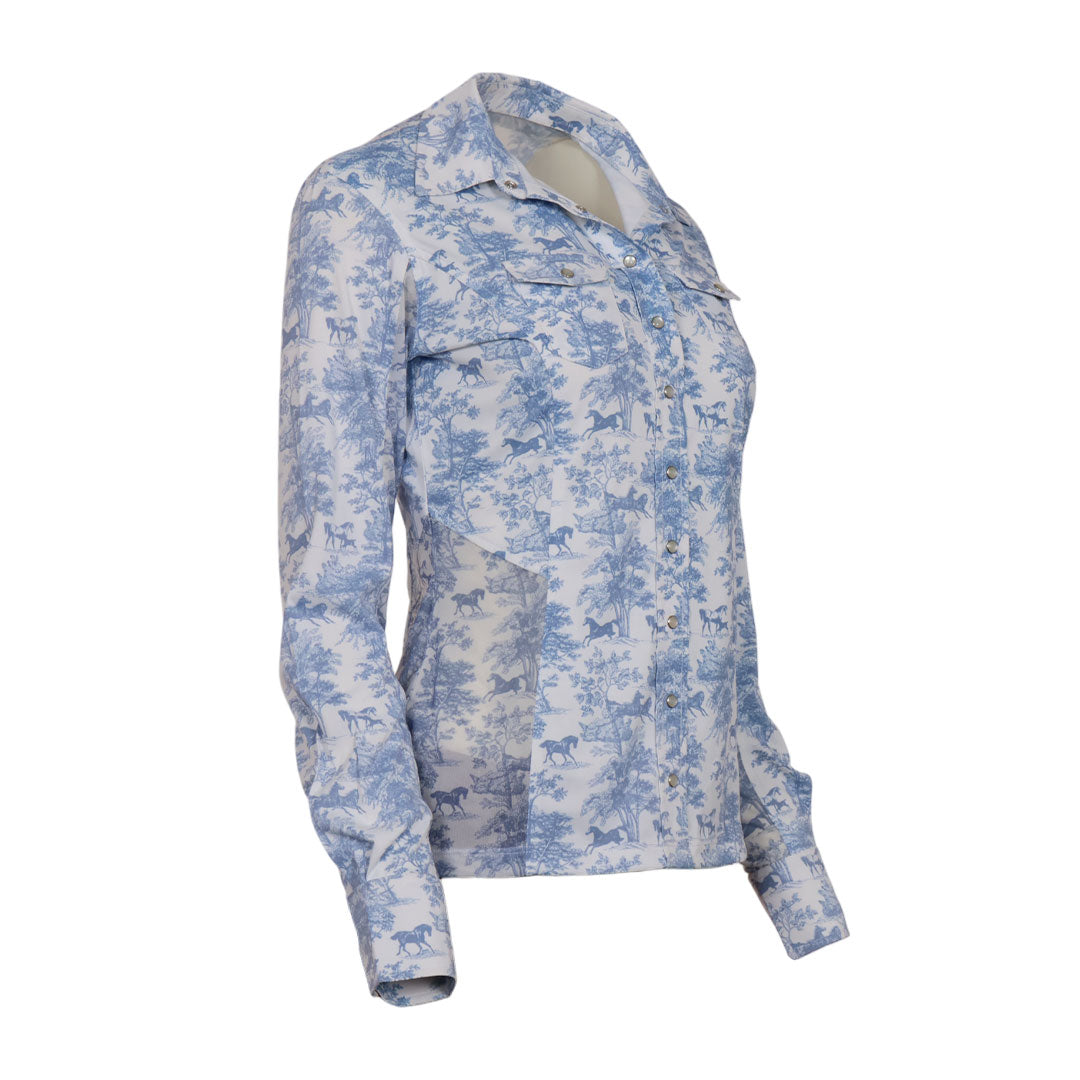 Dapplebay Equestrian Toile Western Riding Top-Moonrise