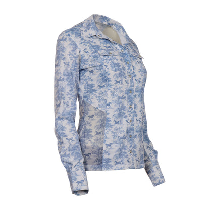 Dapplebay Equestrian Toile Western Riding Top-Moonrise