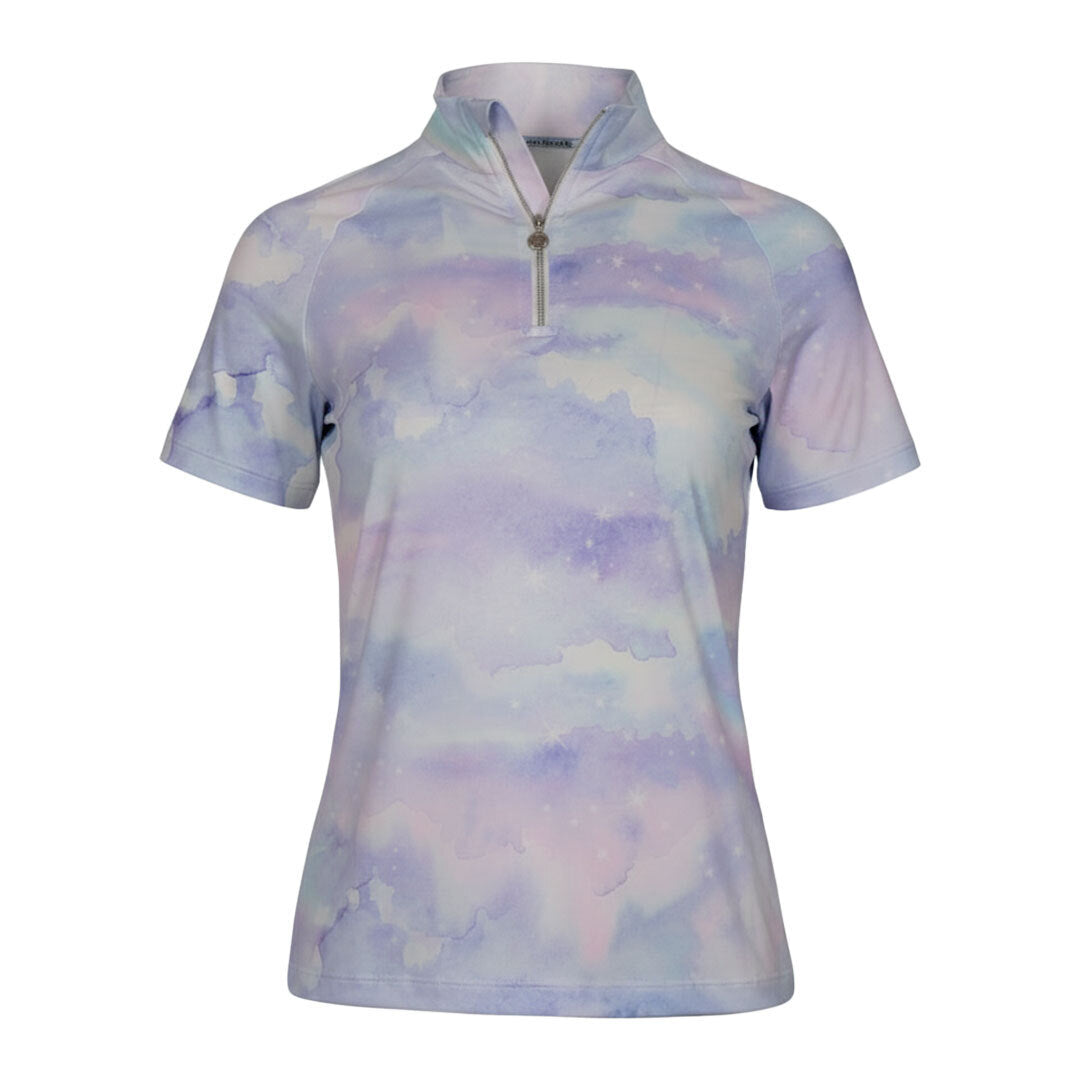 Dapplebay Opalite Skies 1/4 Zip SS Riding Top