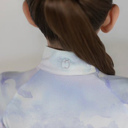 Dapplebay Kids Opalite Skies 1/4 Zip SS Riding Top