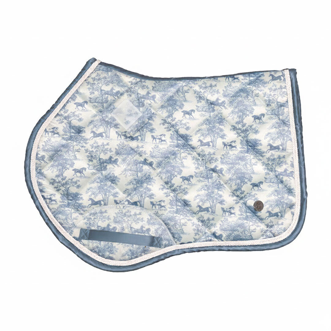 Dapplebay Equestrian Toile XC Saddle Pad-Moonrise