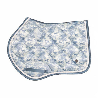 Dapplebay Equestrian Toile XC Saddle Pad-Moonrise