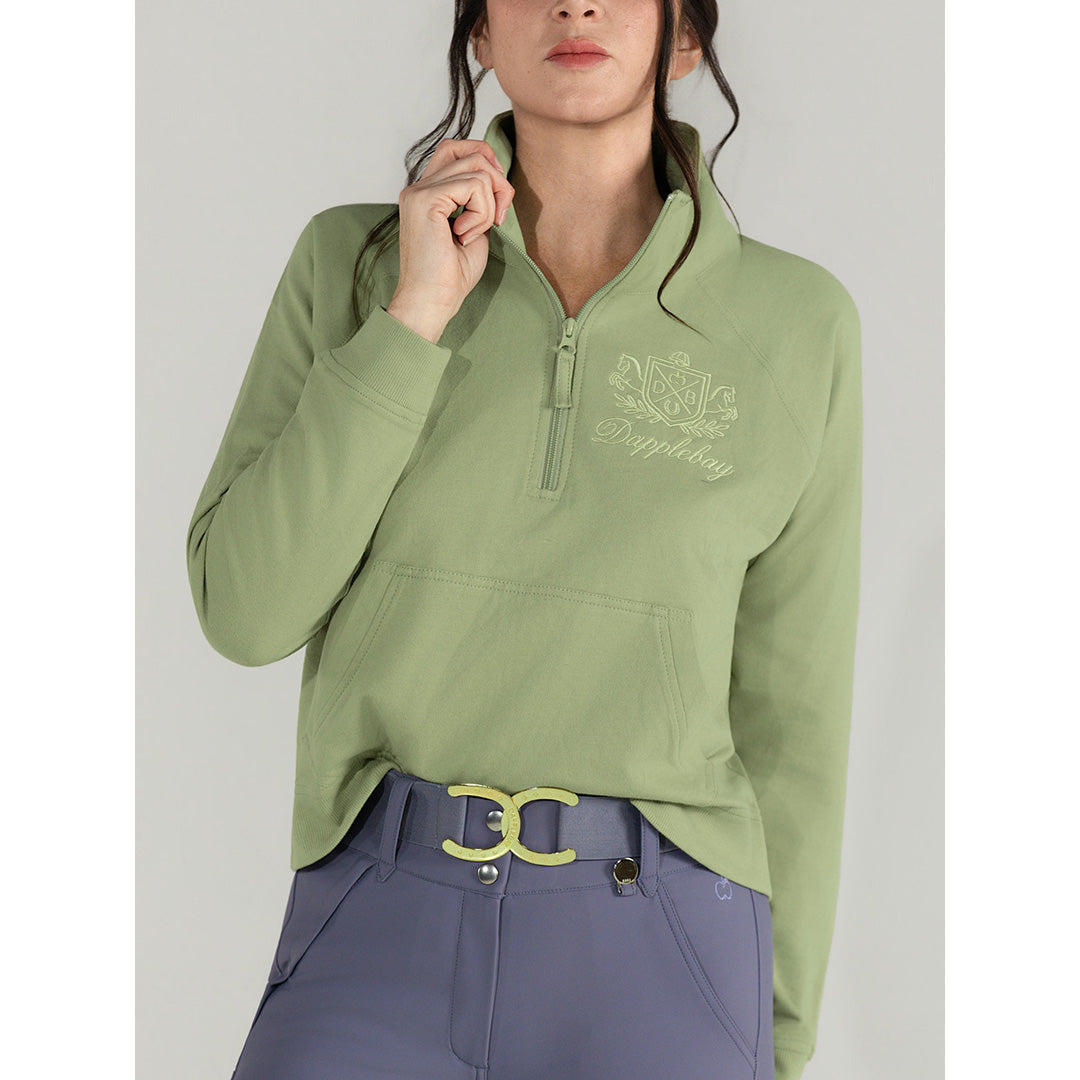 Dapplebay Crest 1/2 Zip French Terry Sweatshirt
