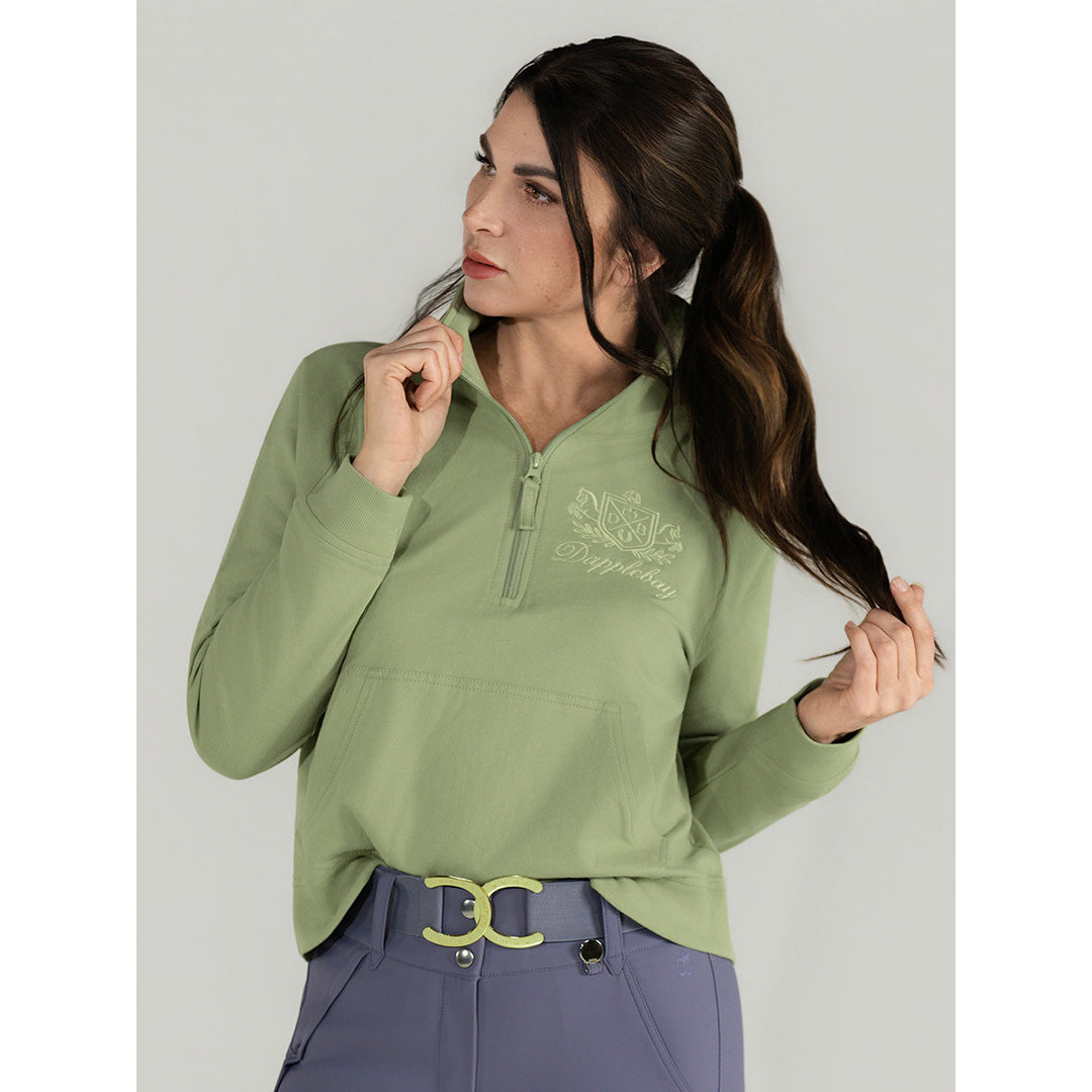 Dapplebay Crest 1/2 Zip French Terry Sweatshirt