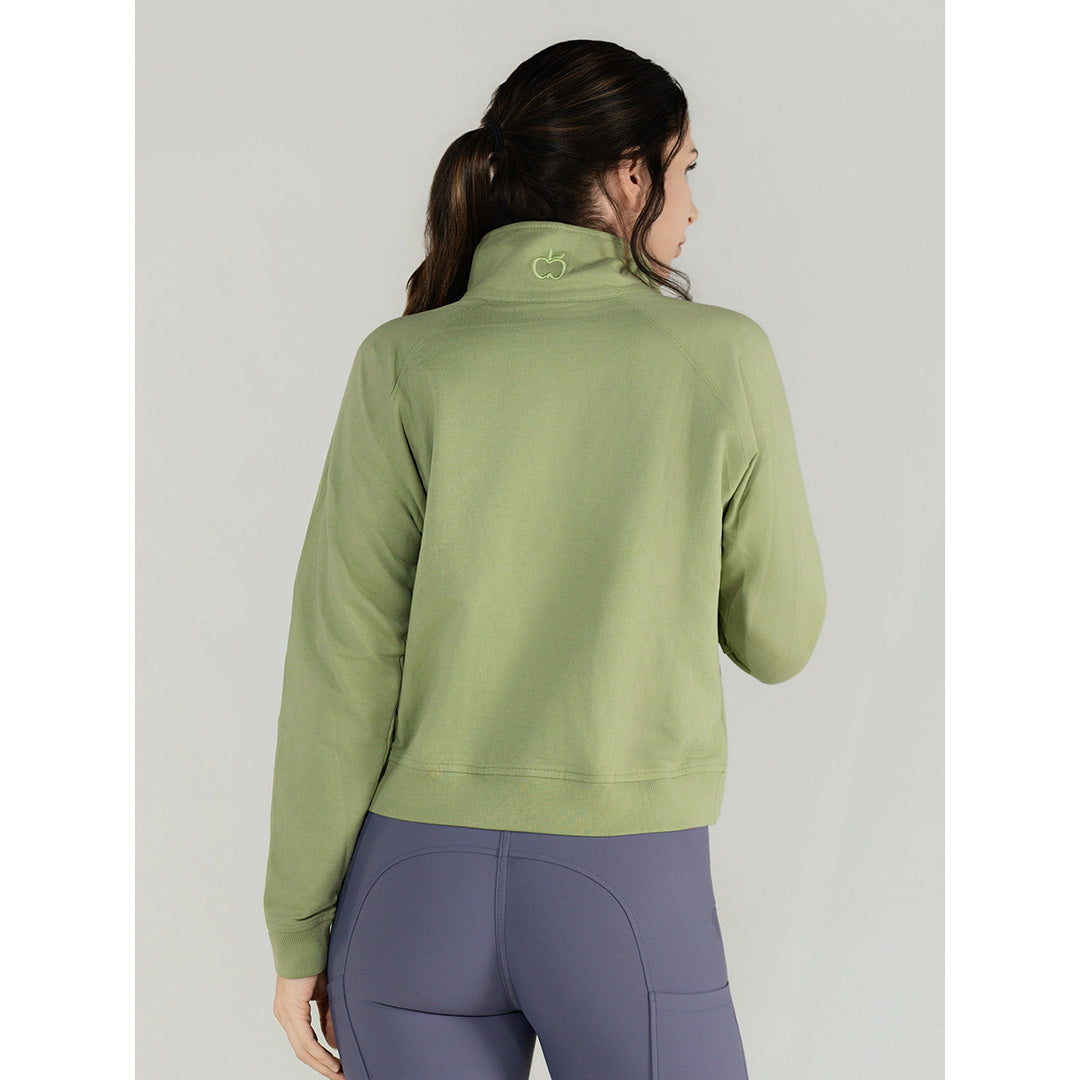 Dapplebay Crest 1/2 Zip French Terry Sweatshirt