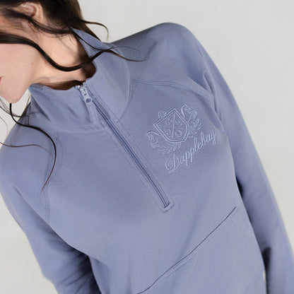 Dapplebay Crest 1/2 Zip French Terry Sweatshirt