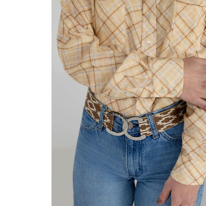 Dapplebay Spring Plaid Breezy Button Up Top
