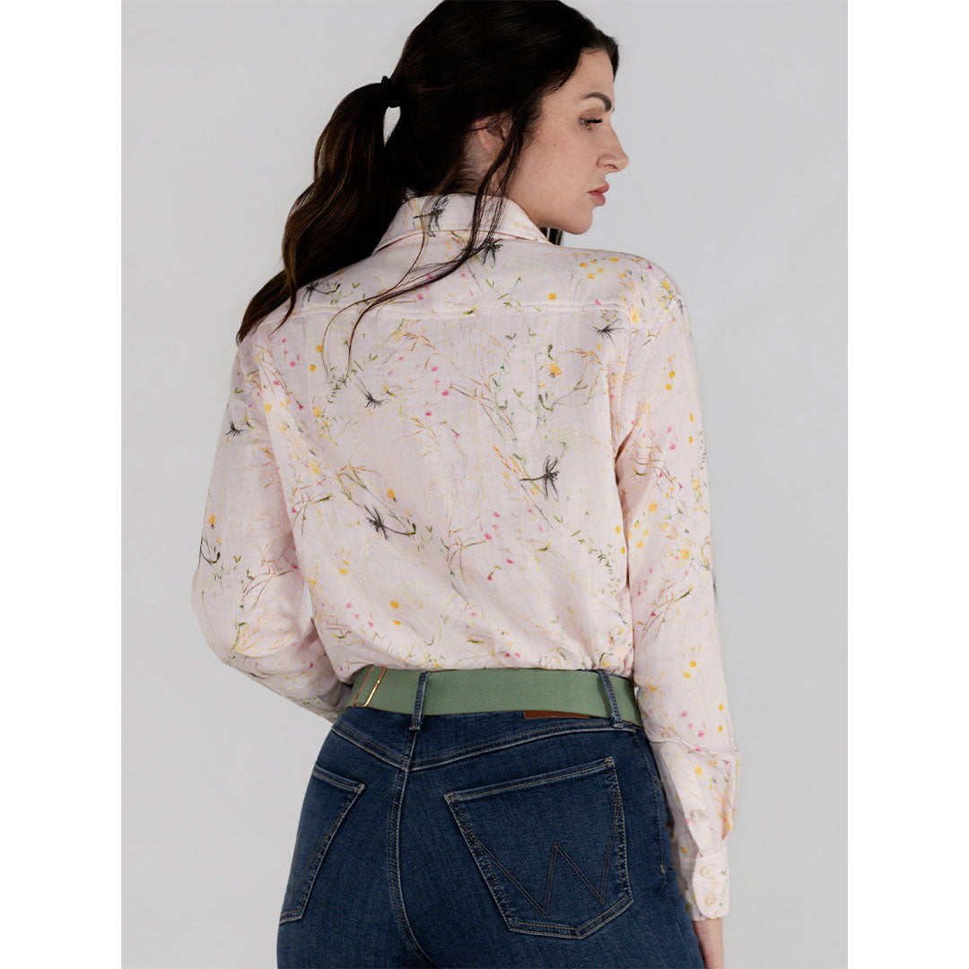 Dapplebay Dragonfly Meadow Breezy Button Up Top