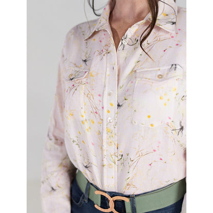 Dapplebay Dragonfly Meadow Breezy Button Up Top