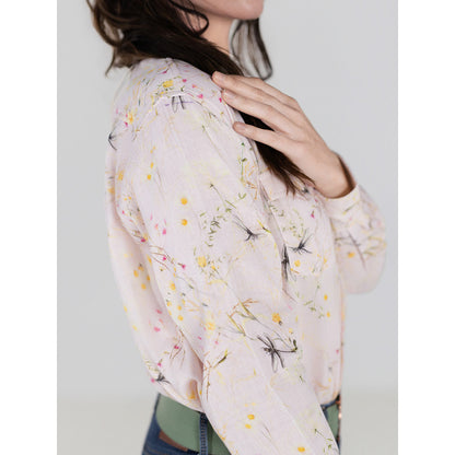 Dapplebay Dragonfly Meadow Breezy Button Up Top