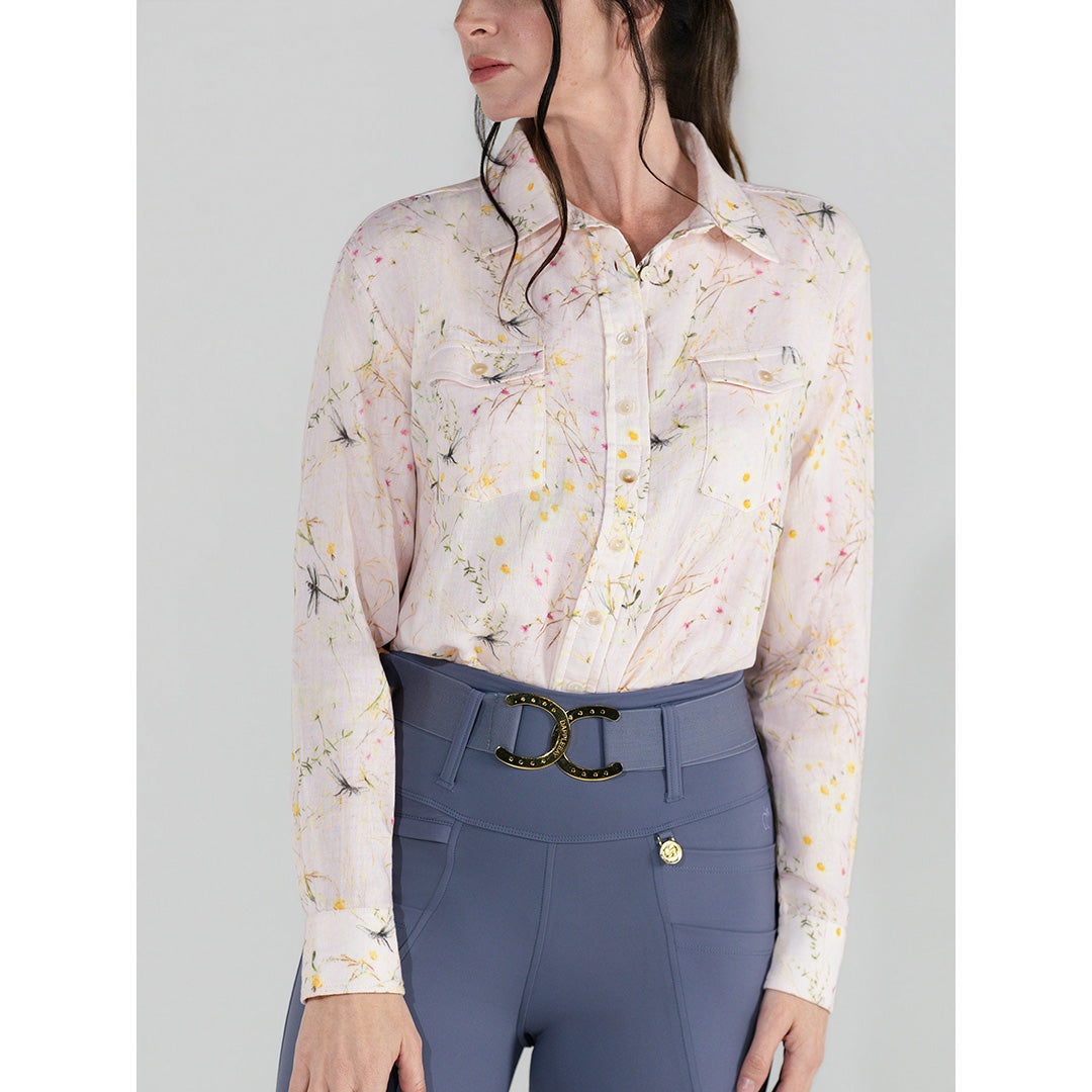 Dapplebay Dragonfly Meadow Breezy Button Up Top