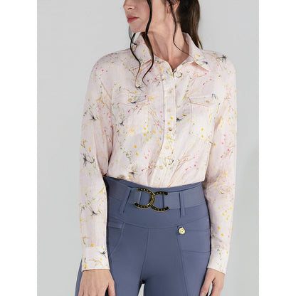 Dapplebay Dragonfly Meadow Breezy Button Up Top