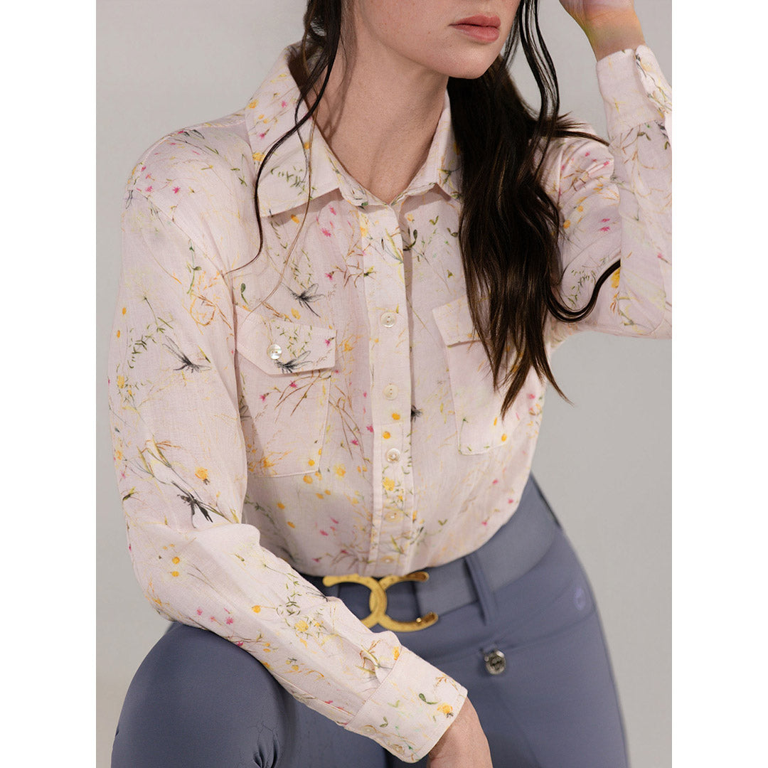 Dapplebay Dragonfly Meadow Breezy Button Up Top