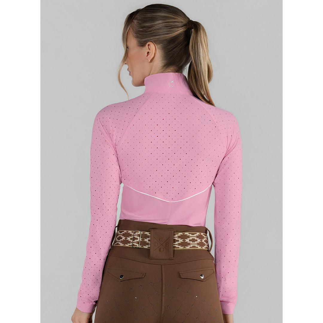 Dapplebay Lady 1/4 Zip Aircut LS Riding Top