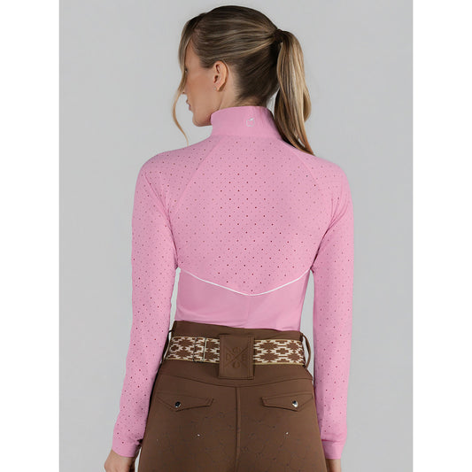 Dapplebay Lady 1/4 Zip Aircut LS Riding Top