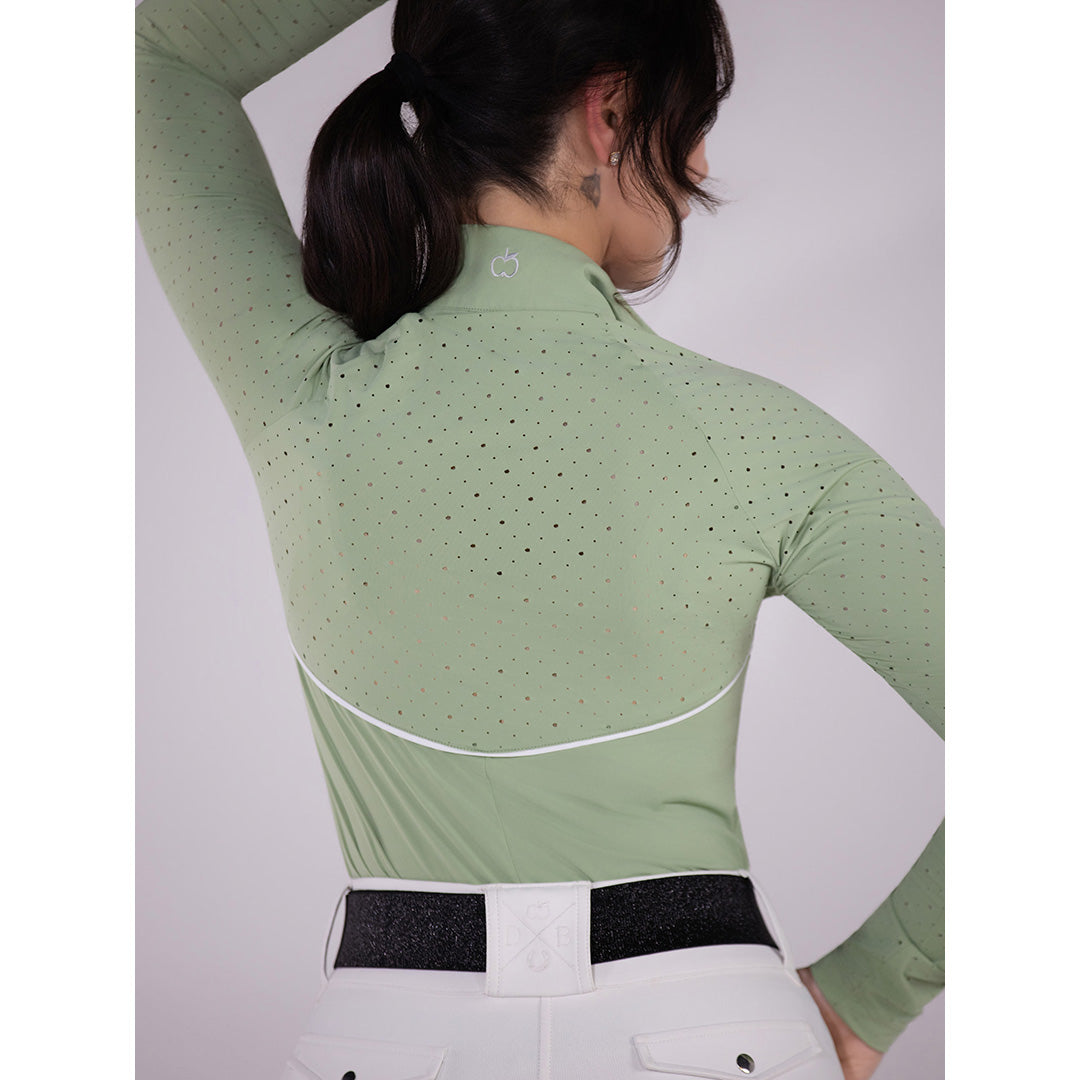 Dapplebay Lady 1/4 Zip Aircut LS Riding Top