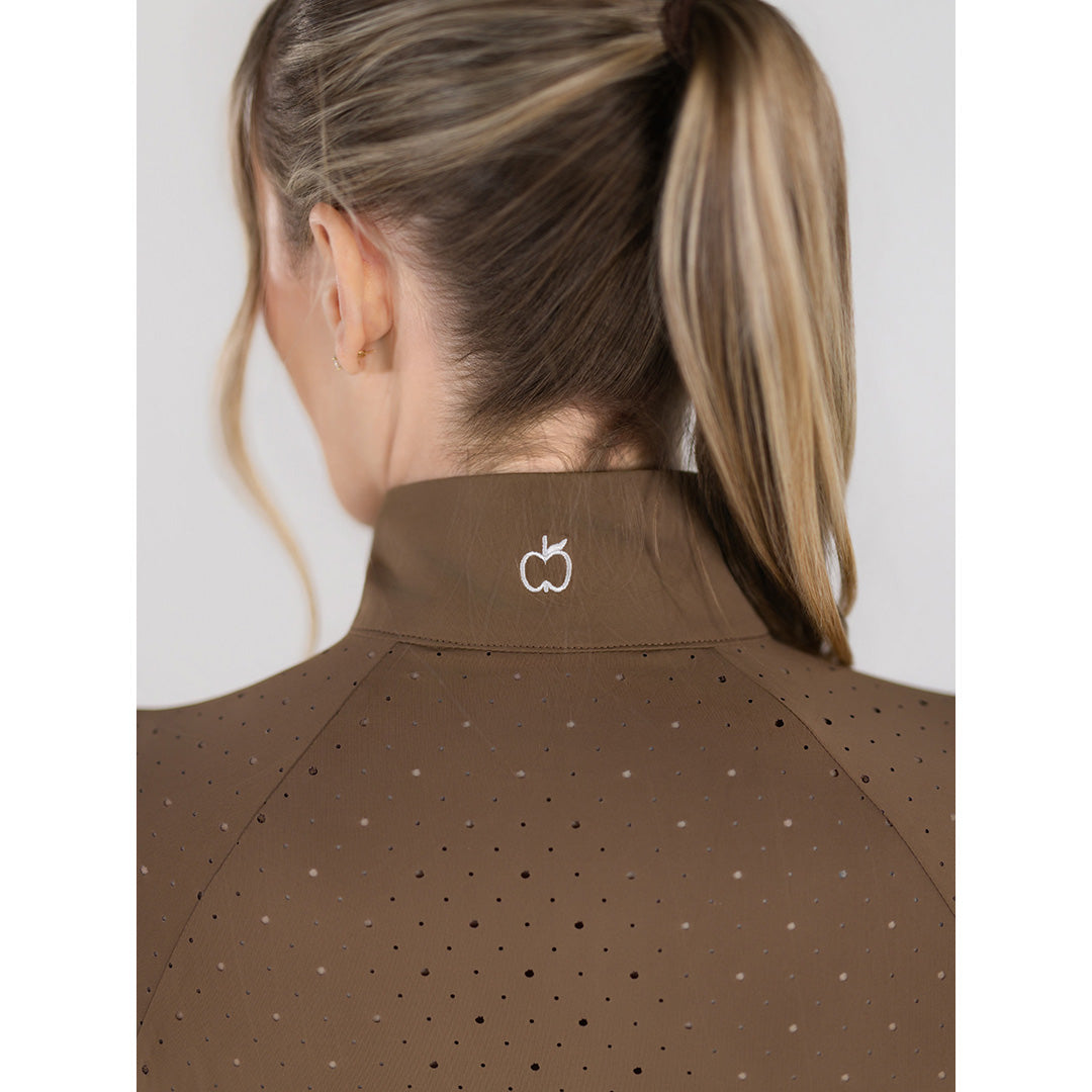 Dapplebay Lady 1/4 Zip Aircut LS Riding Top