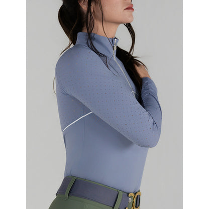 Dapplebay Lady 1/4 Zip Aircut LS Riding Top