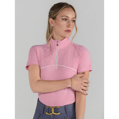 Dapplebay Lady 1/4 Zip Aircut SS Riding Top
