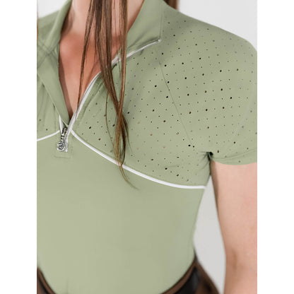 Dapplebay Lady 1/4 Zip Aircut SS Riding Top