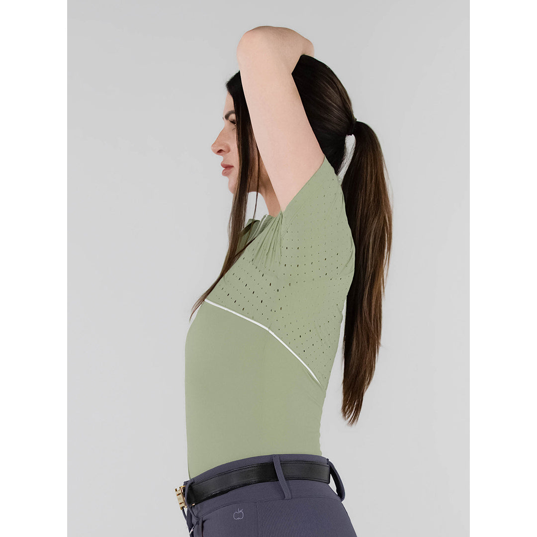 Dapplebay Lady 1/4 Zip Aircut SS Riding Top