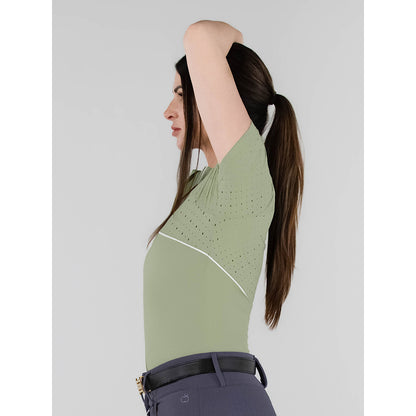 Dapplebay Lady 1/4 Zip Aircut SS Riding Top