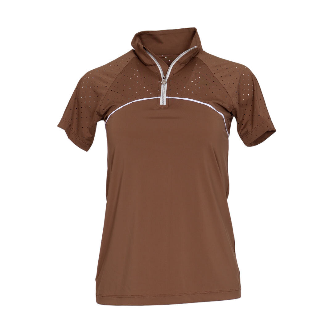 Dapplebay Lady 1/4 Zip Aircut SS Riding Top