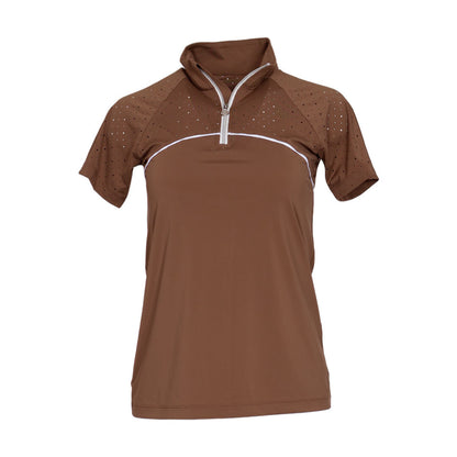 Dapplebay Lady 1/4 Zip Aircut SS Riding Top
