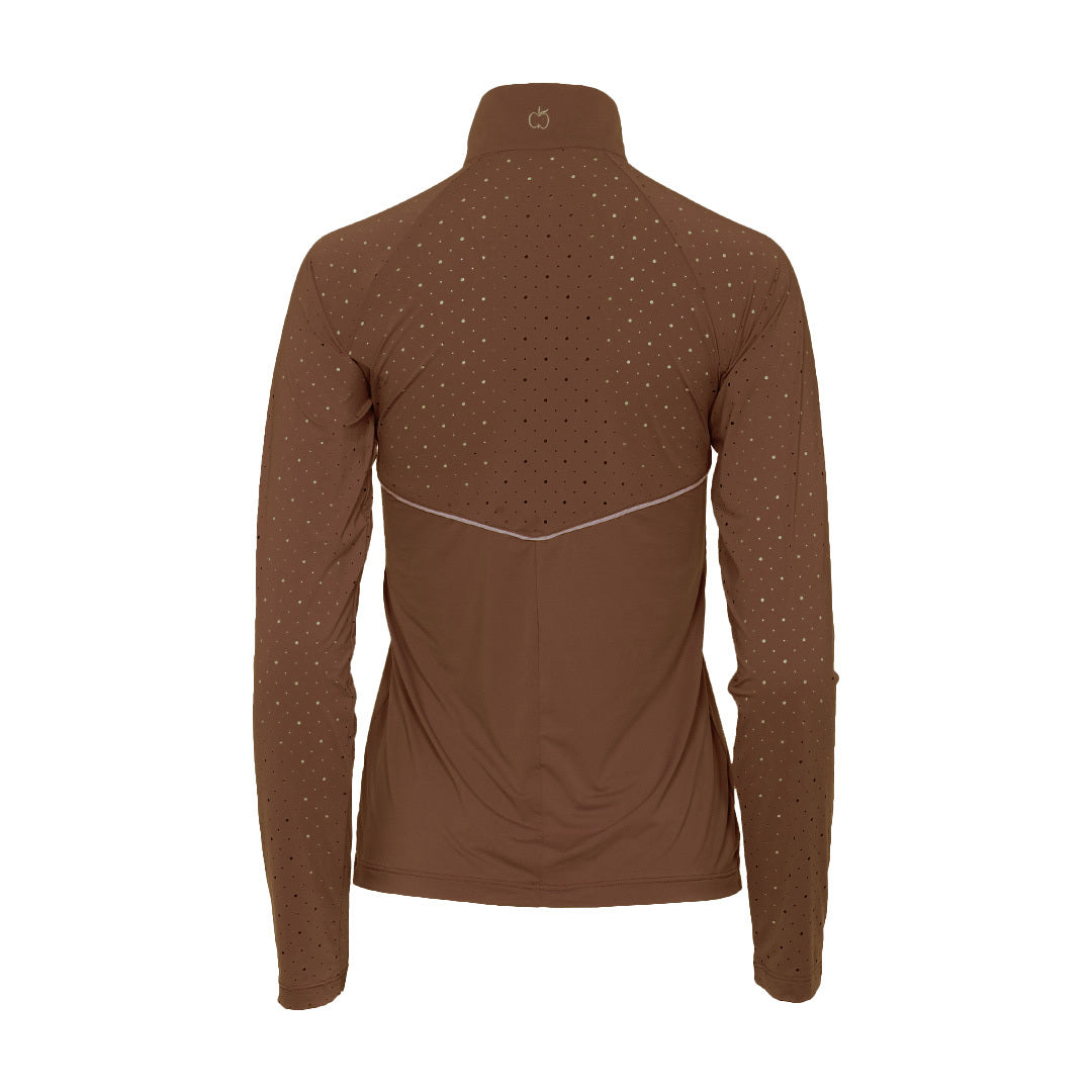 Dapplebay Lady 1/4 Zip Aircut LS Riding Top