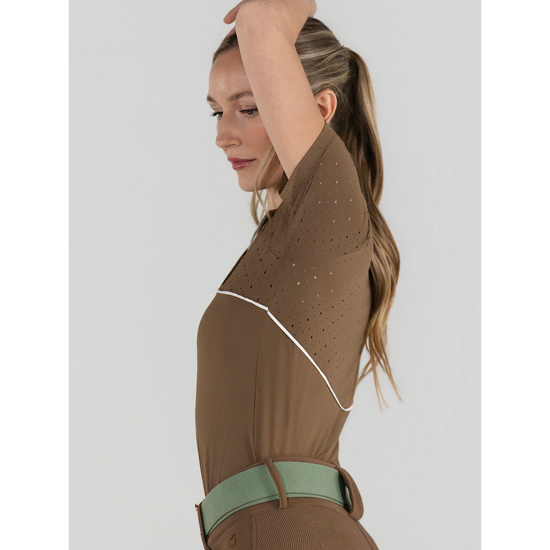 Dapplebay Lady 1/4 Zip Aircut SS Riding Top