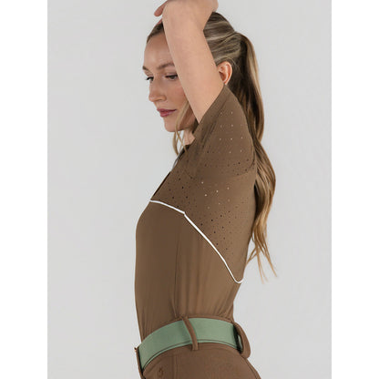 Dapplebay Lady 1/4 Zip Aircut SS Riding Top
