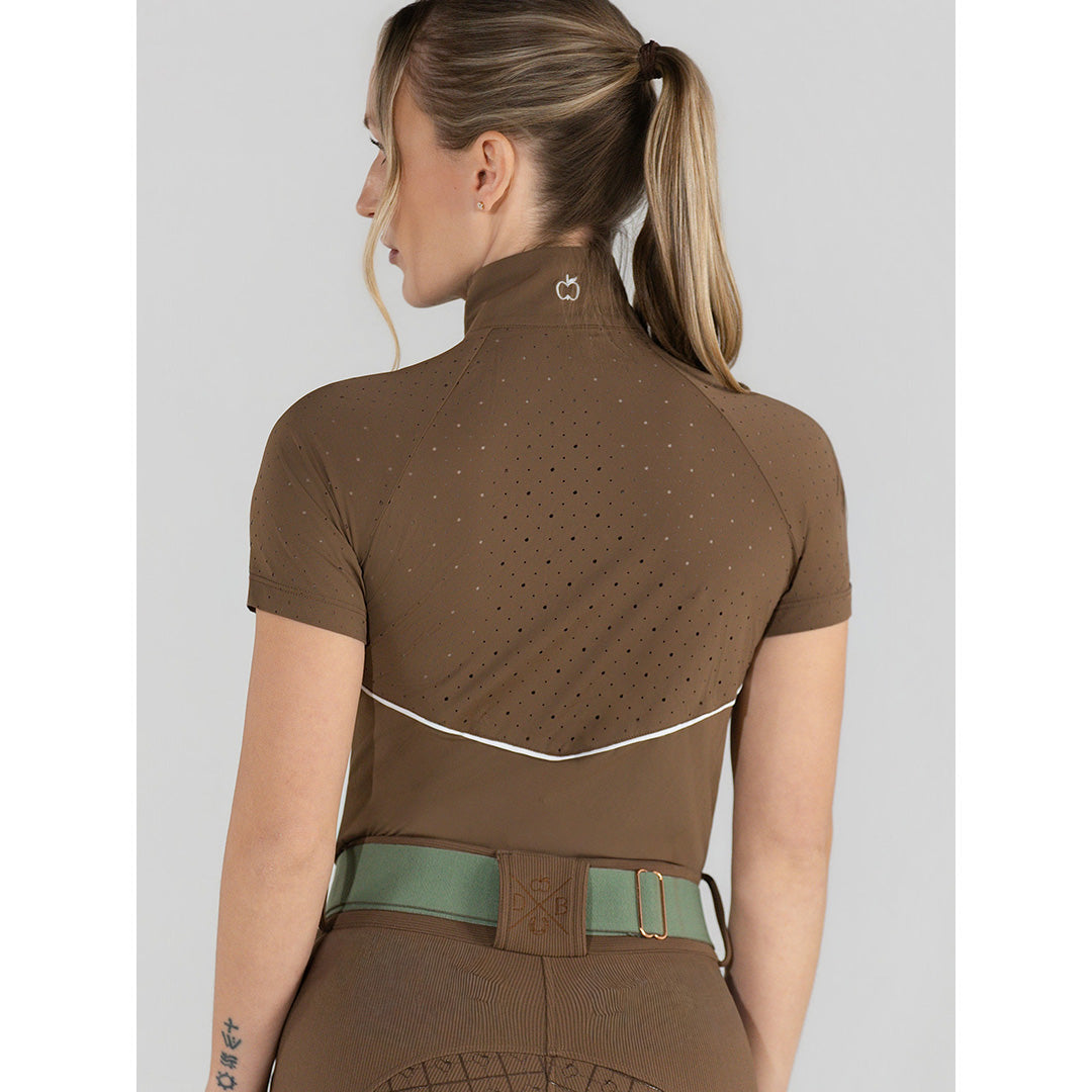 Dapplebay Lady 1/4 Zip Aircut SS Riding Top