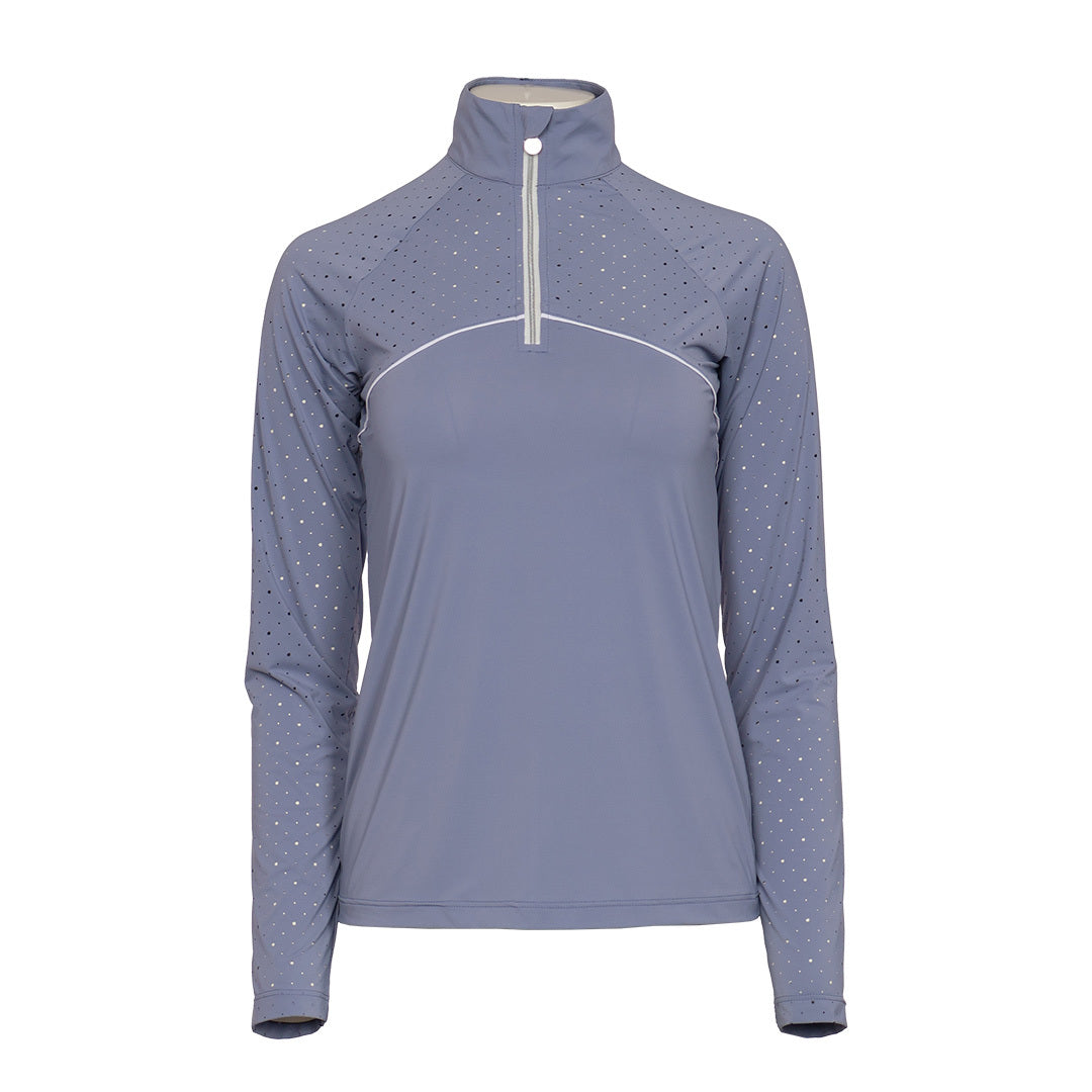 Dapplebay Lady 1/4 Zip Aircut LS Riding Top