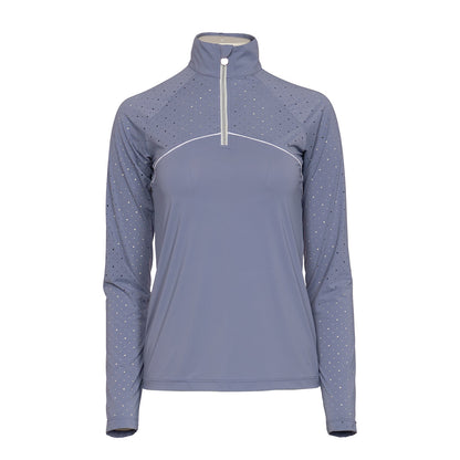 Dapplebay Lady 1/4 Zip Aircut LS Riding Top