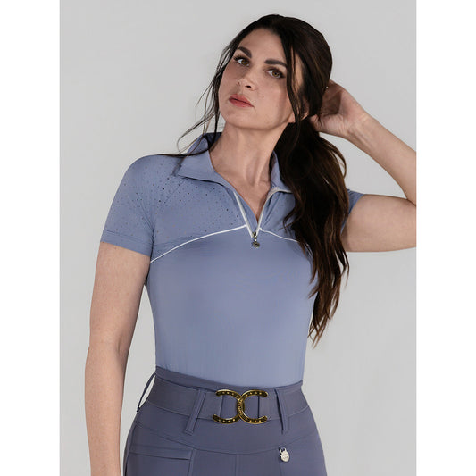 Dapplebay Lady 1/4 Zip Aircut SS Riding Top