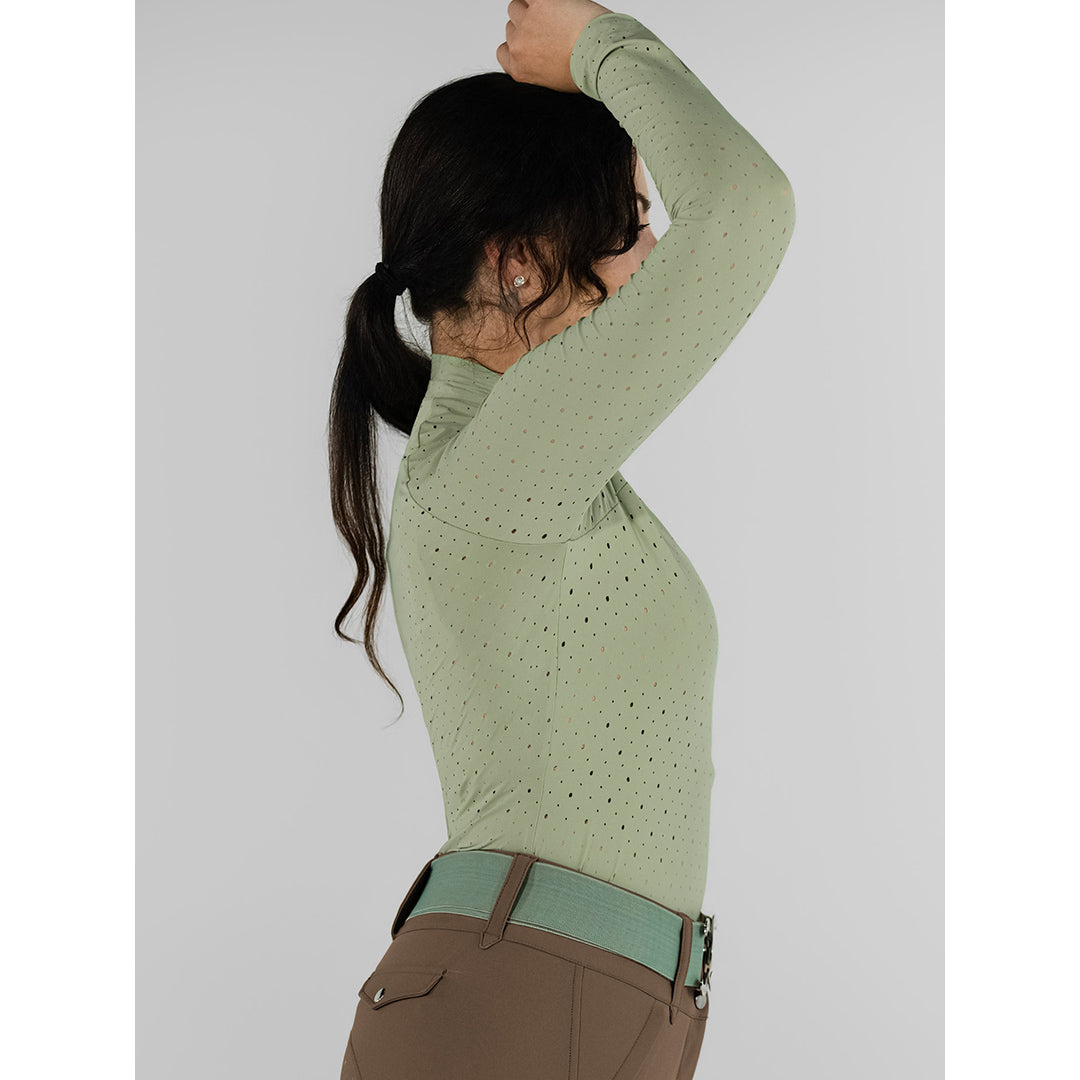 Dapplebay Aircut Mock Neck LS Top