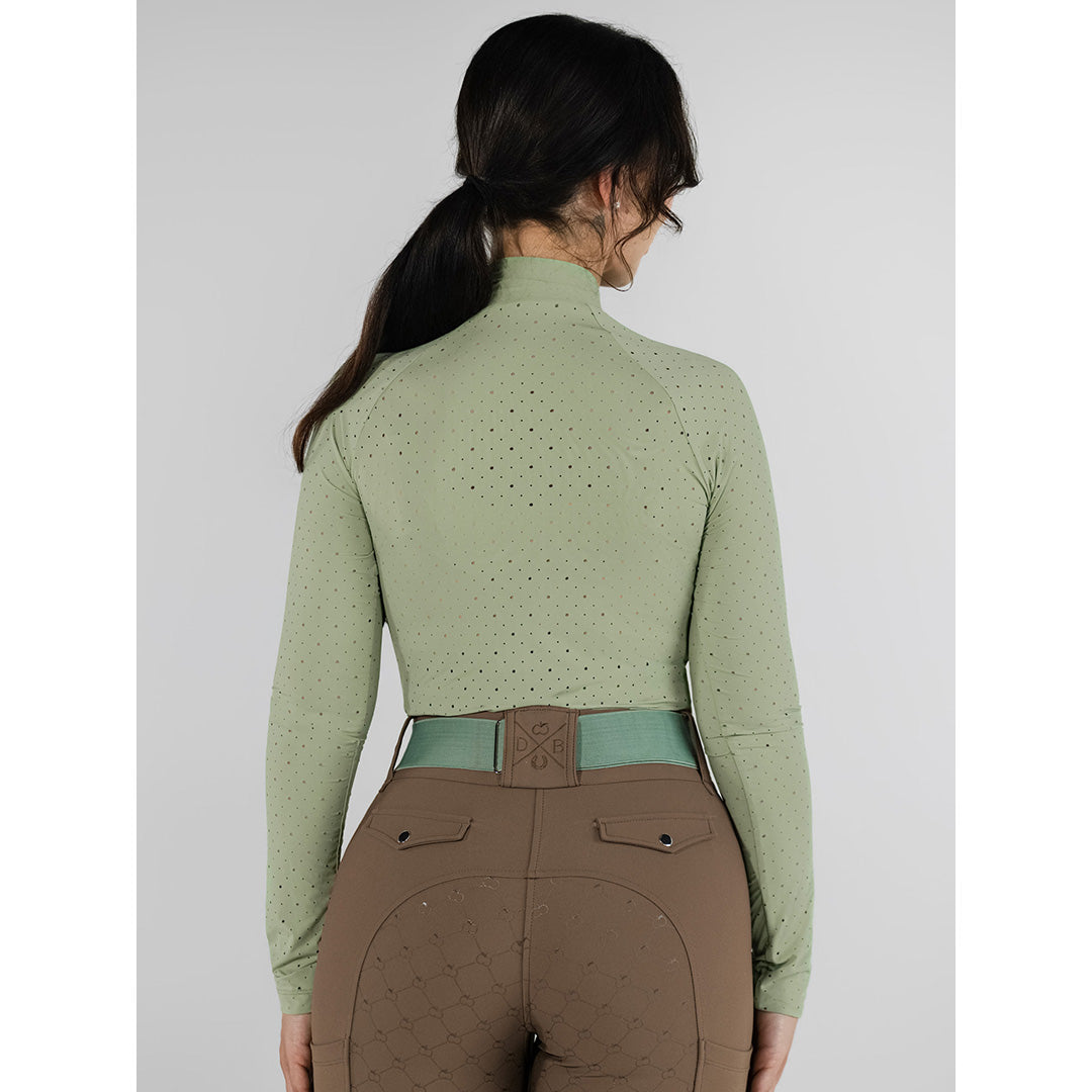Dapplebay Aircut Mock Neck LS Top