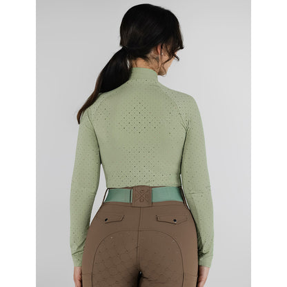 Dapplebay Aircut Mock Neck LS Top