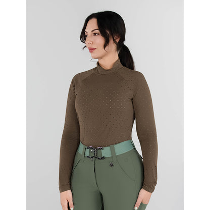 Dapplebay Aircut Mock Neck LS Top