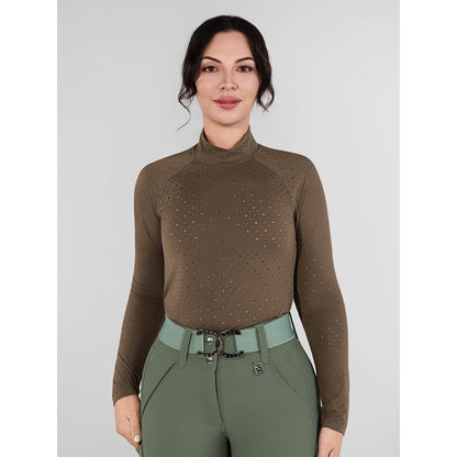 Dapplebay Aircut Mock Neck LS Top