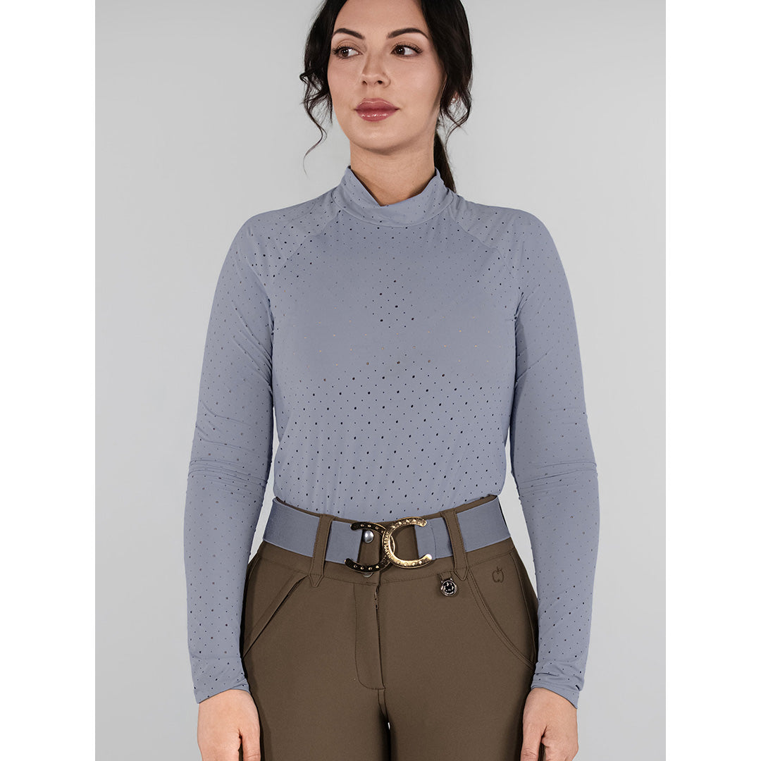 Dapplebay Aircut Mock Neck LS Top