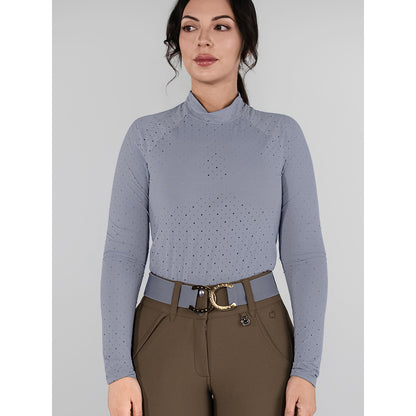 Dapplebay Aircut Mock Neck LS Top
