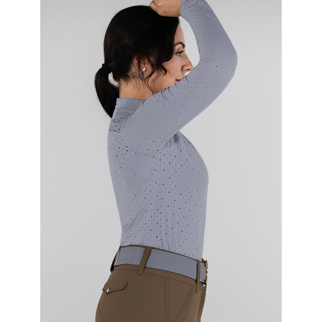 Dapplebay Aircut Mock Neck LS Top