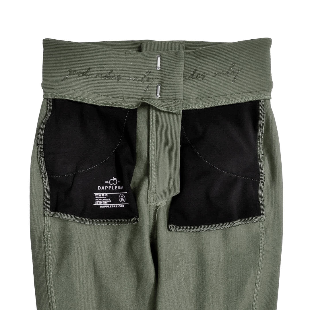 Dapplebay Pro Ribbed Silicone Full Seat Breeches