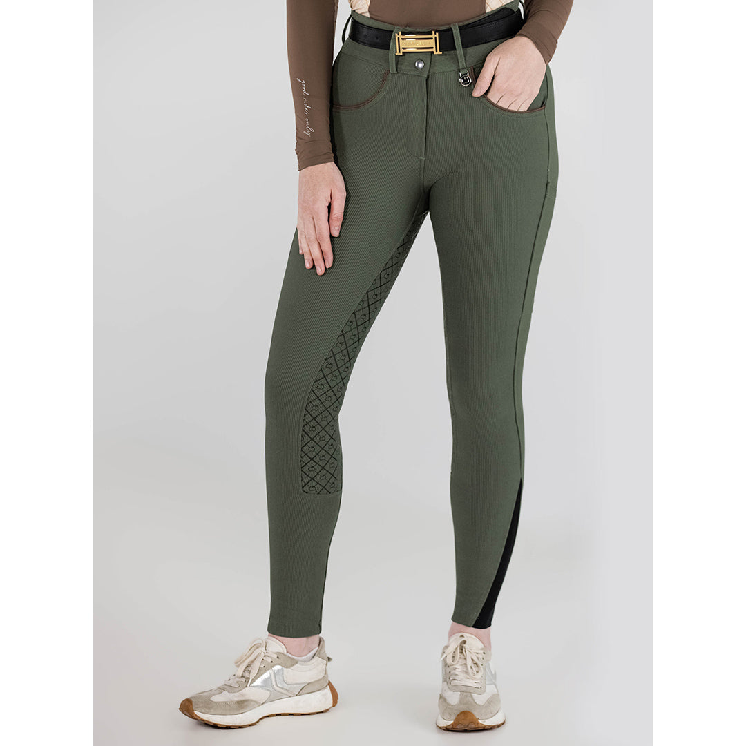 Dapplebay Pro Ribbed Silicone Full Seat Breeches