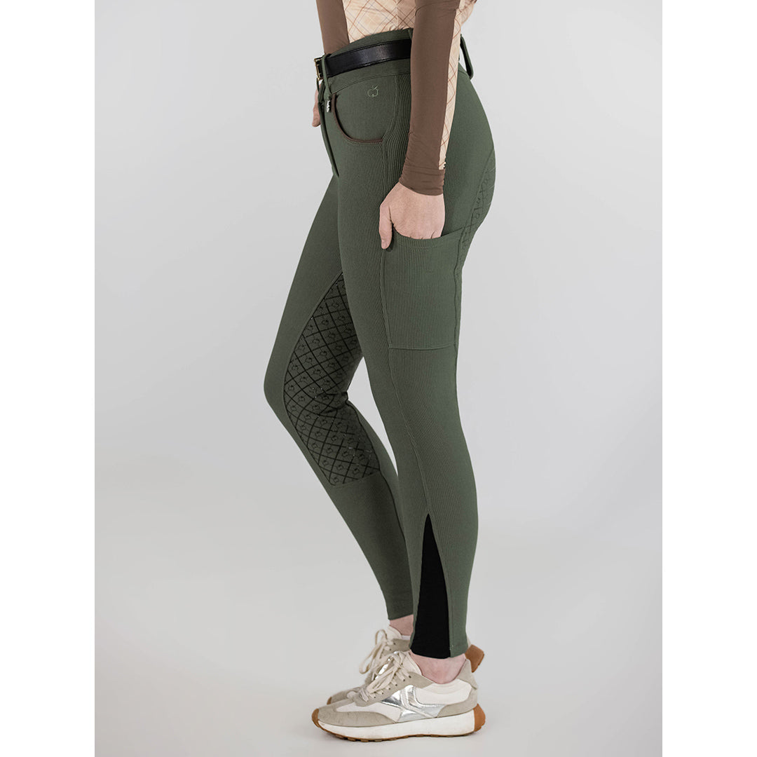Dapplebay Pro Ribbed Silicone Full Seat Breeches