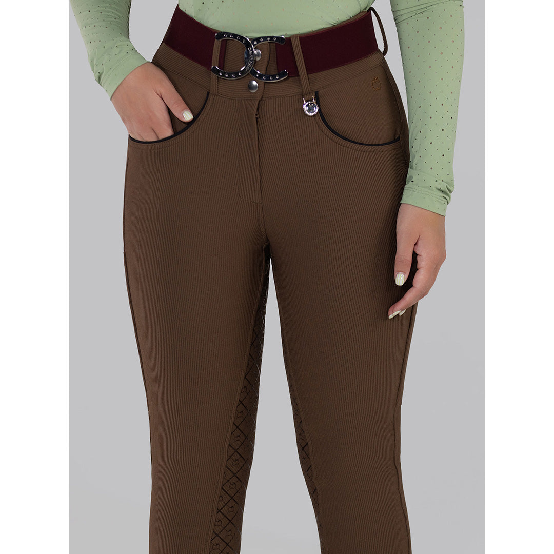 Dapplebay Pro Ribbed Silicone Full Seat Breeches