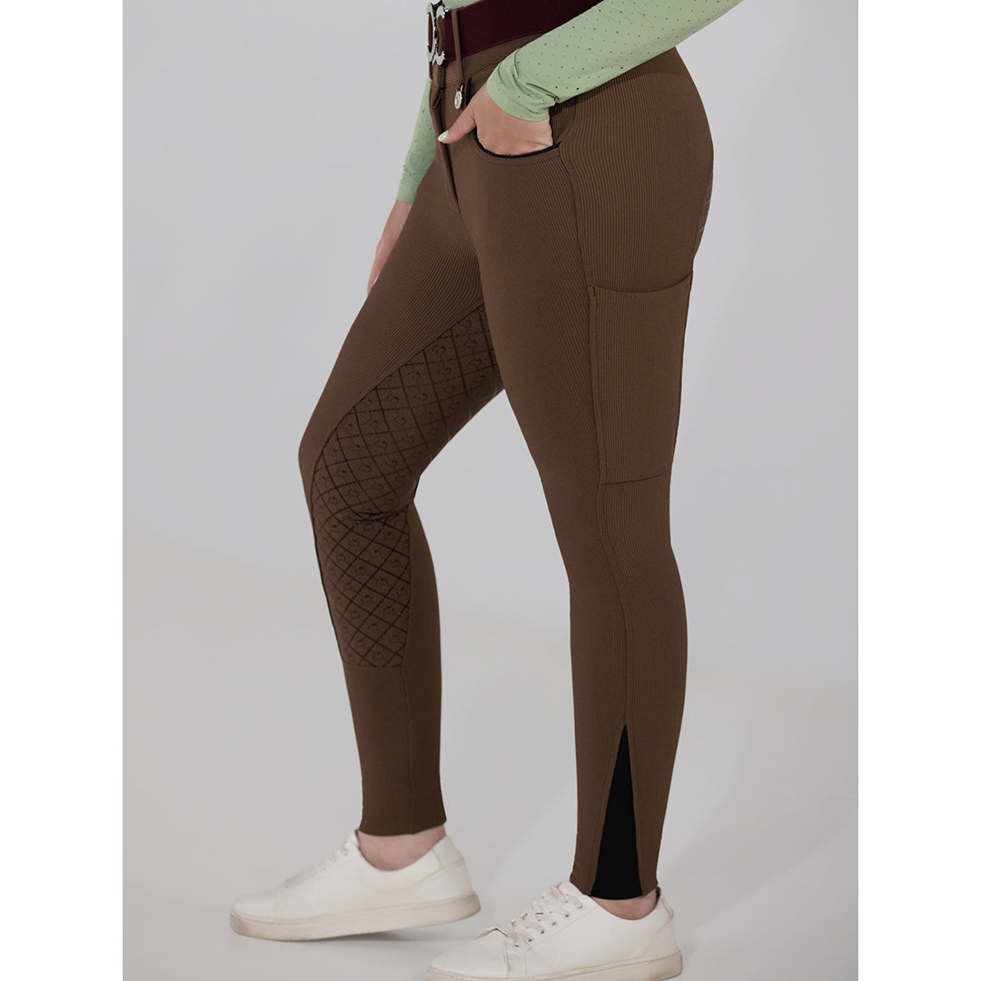 Dapplebay Pro Ribbed Silicone Full Seat Breeches